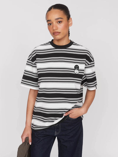 Collection-women-landing, collection-women-new-in-1, collection-womens-tops, collection-happy-sad, model:Irie B wears size S and is 5’9”