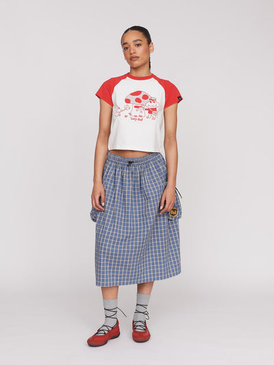 model:Irie B wears size S and is 5’9”